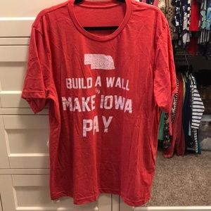 Nebraska Red & White T-Shirt | Men's XXL | Nebraska Tee | Game Day